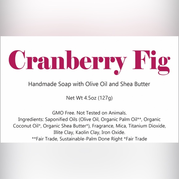 Cranberry Fig Soap - Picture 3 of 3